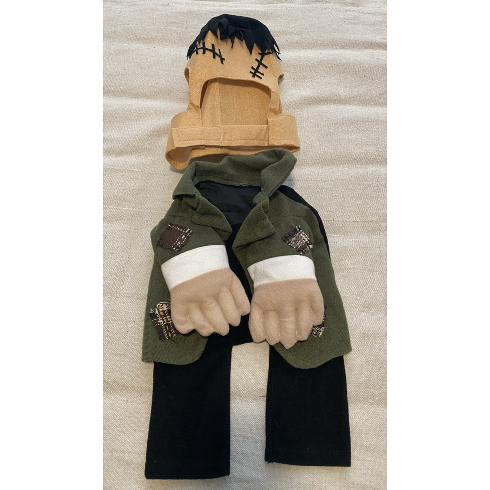 World Market Frankenstein Dog or Cat Costume S / M - Halloween - 2pc Dangle Arms